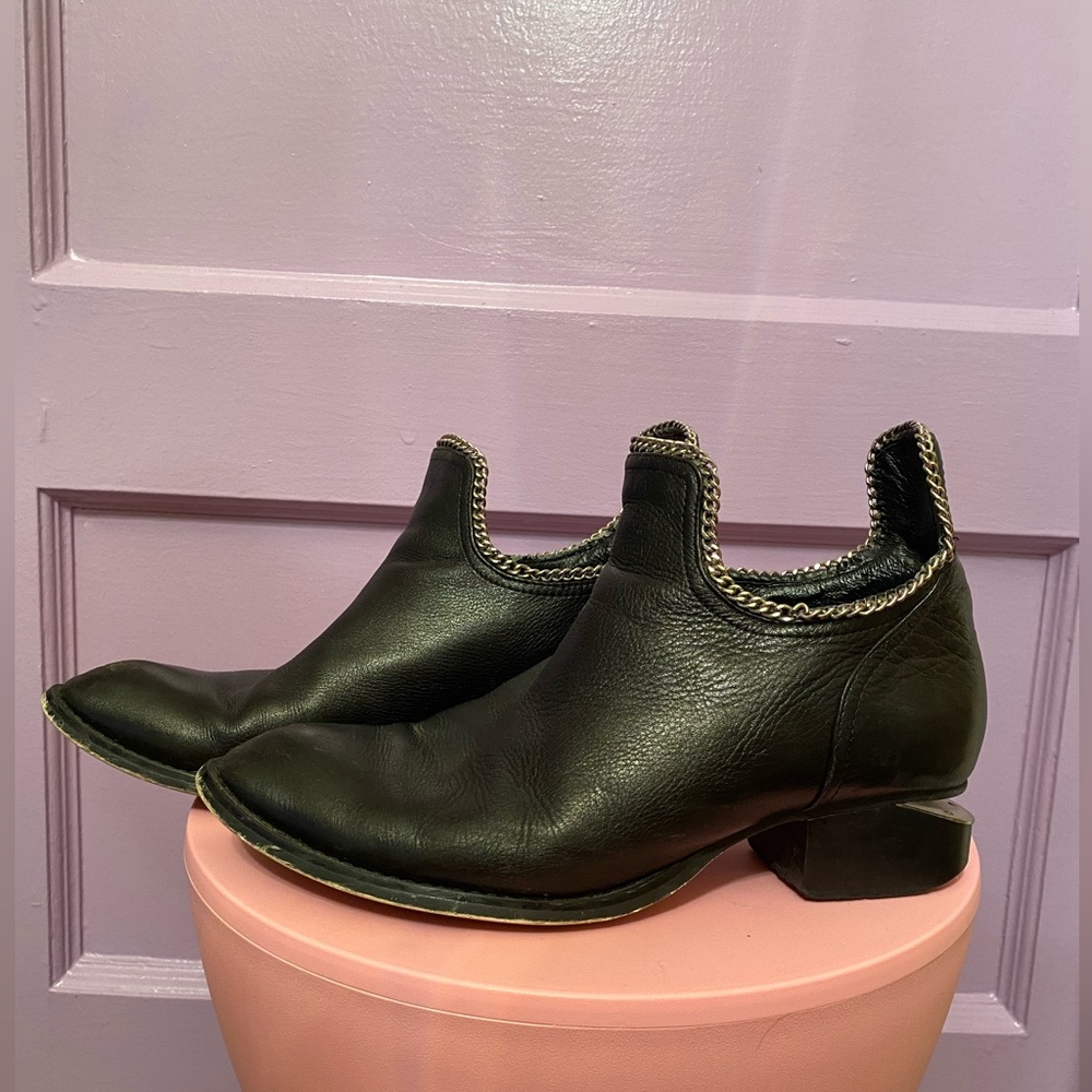 Alexander Wang Kori Silver Chain Bootie